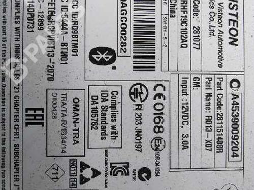 Radio SMART FORFOUR Hatchback (453) 0.9 (453.044, 453.053) | BP3414885E6 