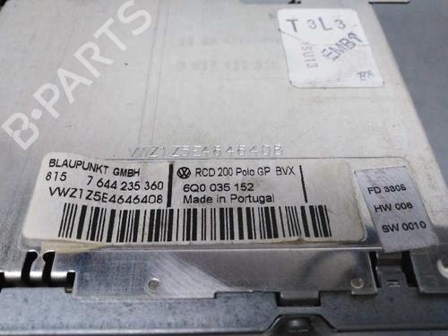 Radio VW POLO (9N_, 9A_) 1.4 16V | BP8833605E6 