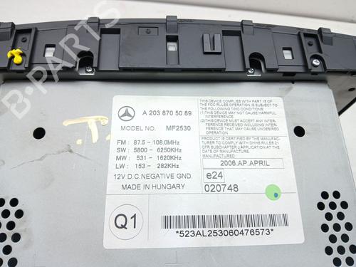 Radio MERCEDES-BENZ C-CLASS (W203) C 180 Kompressor (203.046) | BP29606913E6 