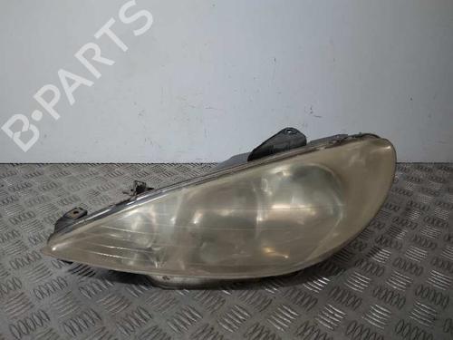 Used Left headlight PEUGEOT 206 Hatchback (2A/C) [1998-2012]  15137345