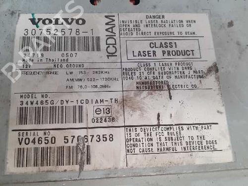 Radio VOLVO S40 II (544) 1.6 D | BP14993018E6 