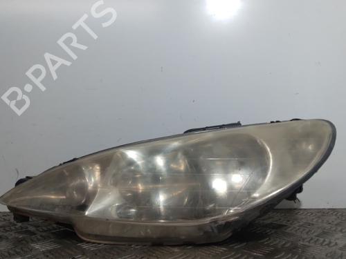 Used Left headlight PEUGEOT 206 Hatchback (2A/C) [1998-2012]  10278481