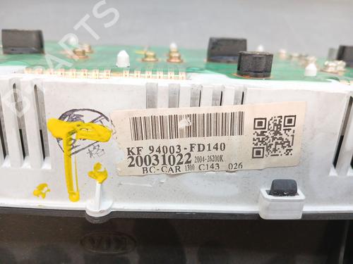 Instrument cluster KIA RIO I Hatchback (DC) 1.3 | BP39408585C47 - Image 4