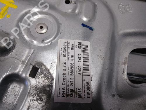 Rear right window mechanism HYUNDAI ix35 (LM, EL, ELH)  | BP25437227C25 