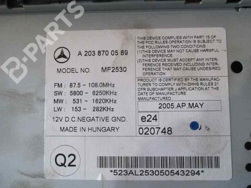 Radio MERCEDES-BENZ C-CLASS (W203)  | BP2381383E6 