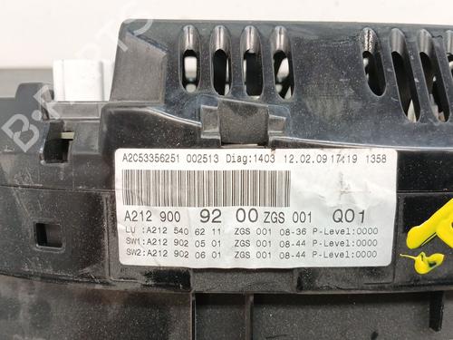 Instrument cluster MERCEDES-BENZ E-CLASS (W212) E 220 CDI / BlueTEC (212.001, 212.002) | BP32997670C47 - Image 3