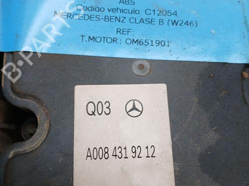 ABS pump MERCEDES-BENZ B-CLASS Sports Tourer (W246, W242) B 180 CDI (246.200) | BP29613685M43 