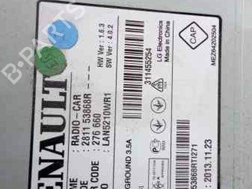 Radio RENAULT CLIO IV (BH_) 0.9 TCe 90 (BHNF, BHMA, BHMH, BHJK, BHJR) | BP12108765E6 
