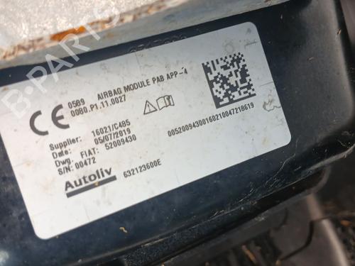 Airbag Kit FIAT 500 (312_) 1.2 (312AXA1A) | BP23148086C86 