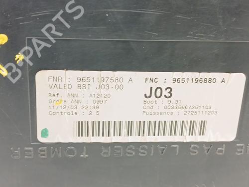 Sikringsdose PEUGEOT 307 CC (3B) 2.0 16V | BP29750986E1 