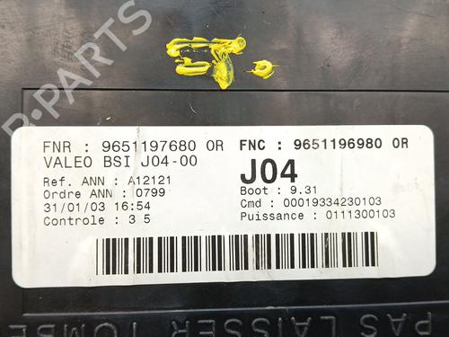 Fuse box PEUGEOT 307 (3A/C) 1.6 16V | BP30206430E1 