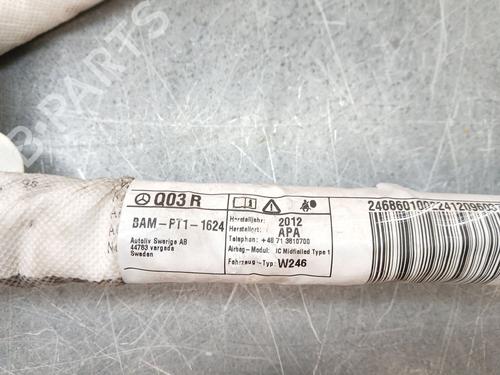 Right curtain airbag MERCEDES-BENZ B-CLASS Sports Tourer (W246, W242) B 180 CDI (246.200) | BP26704198C12 
