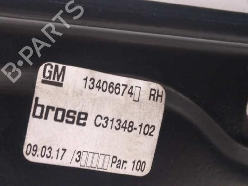 Front right window mechanism OPEL ASTRA K (B16)  | BP12468934C23 