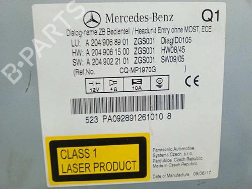 Radio MERCEDES-BENZ C-CLASS (W204) C 220 CDI (204.008) | BP16153317E6 