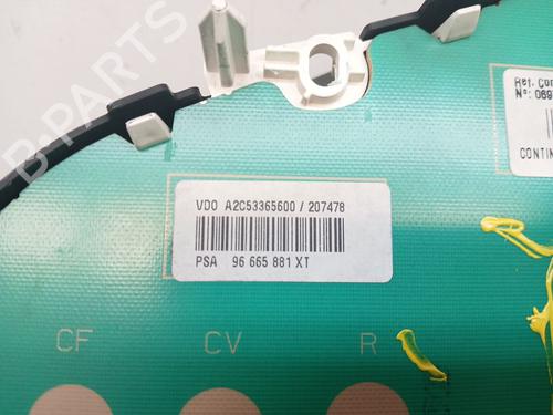 Instrument cluster CITROËN C3 II (SC_) 1.4 | BP38073147C47 - Image 5