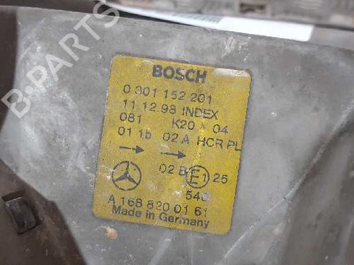 Left headlight MERCEDES-BENZ A-CLASS (W168) A 170 CDI (168.008) | BP23262017C28 
