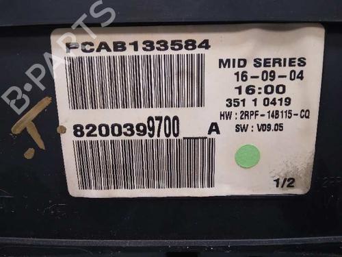 Instrument cluster RENAULT MEGANE II (BM0/1_, CM0/1_) 1.9 dCi (BM0G, CM0G) | BP17836580C47