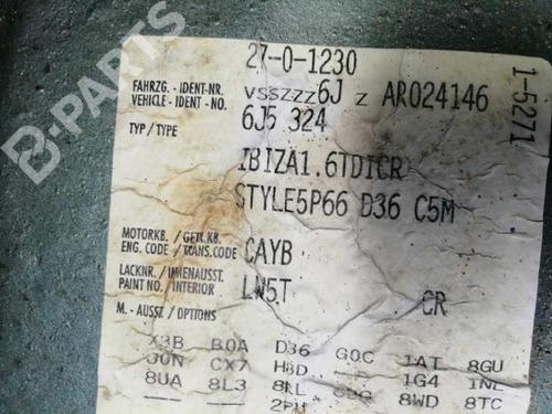 Right front brake caliper SEAT IBIZA IV (6J5, 6P1)  | BP11930332M104 