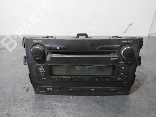 Used Radio TOYOTA COROLLA Saloon (_E15_) 1.4 D-4D (NDE150) (90 hp) 6071596