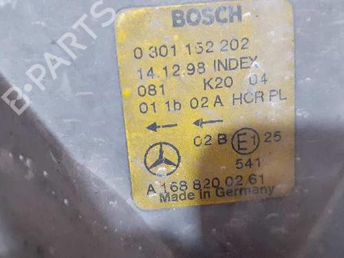 Right headlight MERCEDES-BENZ A-CLASS (W168) A 170 CDI (168.008) | BP11419044C29 