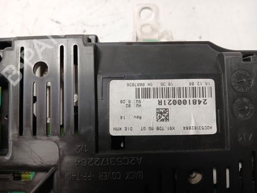 Instrument cluster RENAULT LAGUNA III (BT0/1) 2.0 dCi GT (BT11, BT1E, BT1N) | BP29976785C47