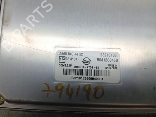 Engine control unit (ECU) SSANGYONG RODIUS I 2.7 Xdi | BP31968593M57  - Image 5