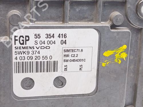 Engine control unit (ECU) OPEL VECTRA C (Z02) 1.8 16V | BP32421309M57 - Image 4