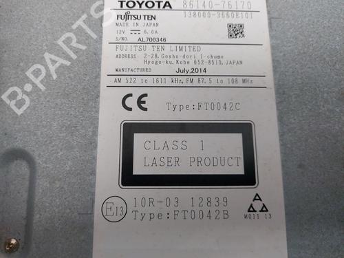 Radio LEXUS CT (ZWA10_) 200h (ZWA10_) | BP24219580E6 