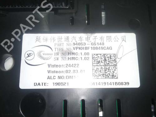 Instrument cluster KIA NIRO I (DE)  | BP13108667C47 