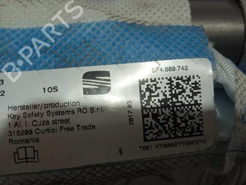 Right curtain airbag SEAT LEON (5F1) 1.6 TDI | BP15899464C12 