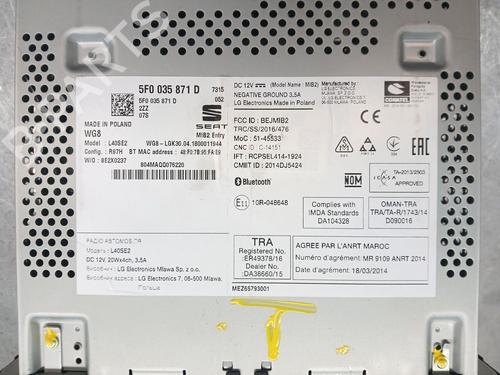 Radio SEAT LEON ST (5F8)  | BP17828725E6  - Image 7