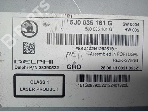 Radio SKODA FABIA II (542)  | BP8636852E6 