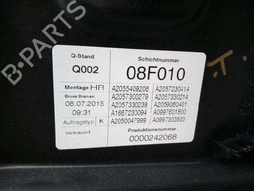 Rear right window mechanism MERCEDES-BENZ C-CLASS (W205) C 200 BlueTEC / d (205.037) | BP19247477C25 