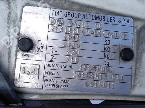 Køler FIAT PUNTO Hatchback Van (188_) 1.3 D Multijet | BP2398818M31 