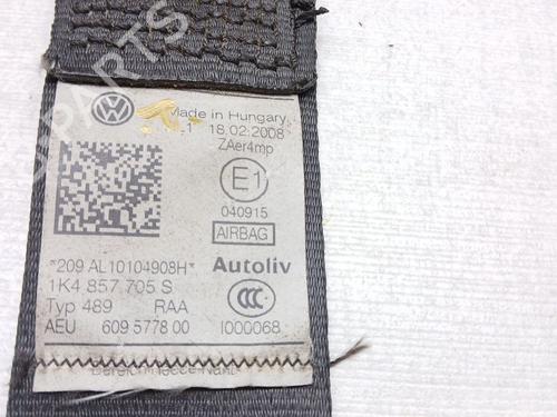 Front left seatbelt VW GOLF V (1K1) 1.9 TDI | BP30173143I26 