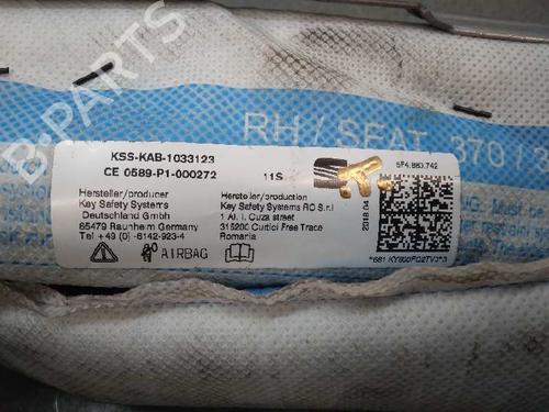 Right curtain airbag SEAT LEON ST (5F8) 2.0 TDI 4Drive | BP17968161C12 