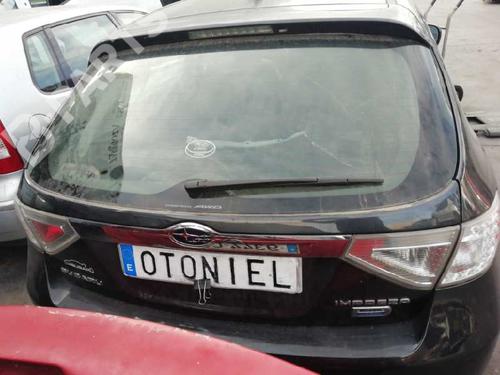 Used Tailgate SUBARU IMPREZA Hatchback (GR, GH, G3) [2007-2014]  12133338