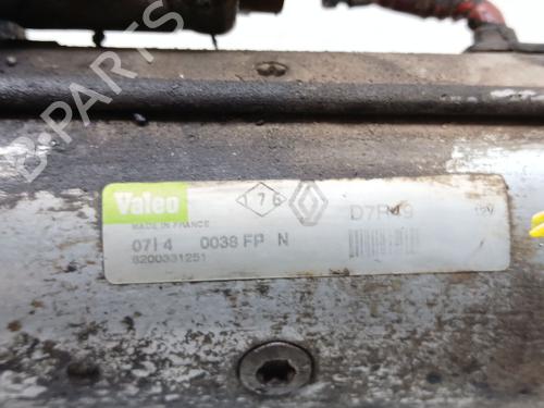 Startmotor RENAULT LAGUNA II (BG0/1_) 1.9 dCi (BG08, BG0G) | BP29826886M8