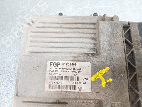 Engine control unit (ECU) FIAT GRANDE PUNTO (199_) 1.3 D Multijet (199.AXD11, 199.AXD1A, 199.AXD1B,... | BP36563842M57 - Image 2