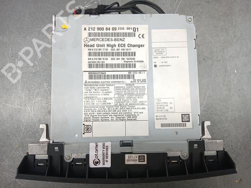 Radio MERCEDES-BENZ E-CLASS (W212) E 300 CDI / BlueTEC (212.020, 212.021, 212.027) | BP17489862E6 