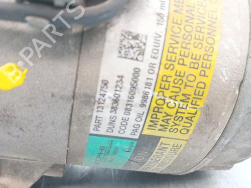 AC compressor OPEL MERIVA A MPV (X03) 1.6 (E75) | BP31934875M34