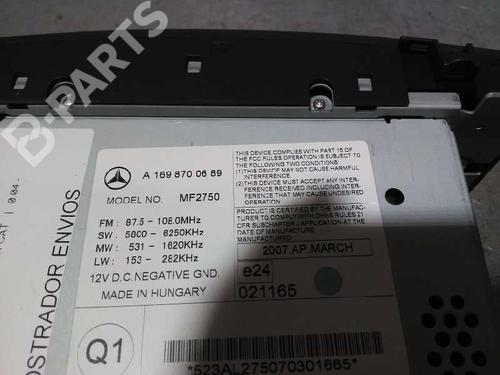 Radio MERCEDES-BENZ A-CLASS (W169)  | BP7073996E6 