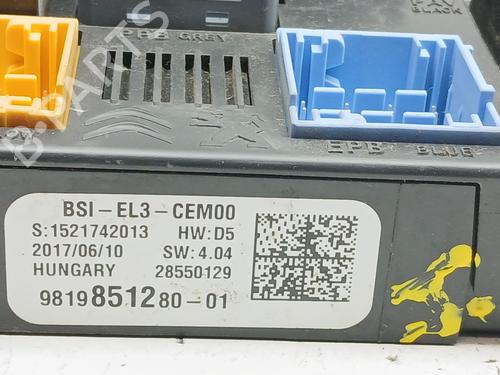 Fuse box CITROËN JUMPY III Van (V_) 1.6 BlueHDi 95 | BP32502369E1