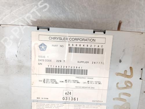 Radio CHRYSLER SEBRING (JS) 2.0 CRD | BP39100589E6 - Image 7