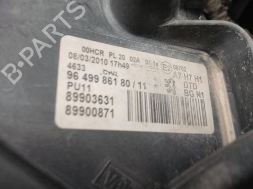Right headlight PEUGEOT 207 Hatchback Van (WA_, WC_) 1.6 HDi | BP29249500C29 