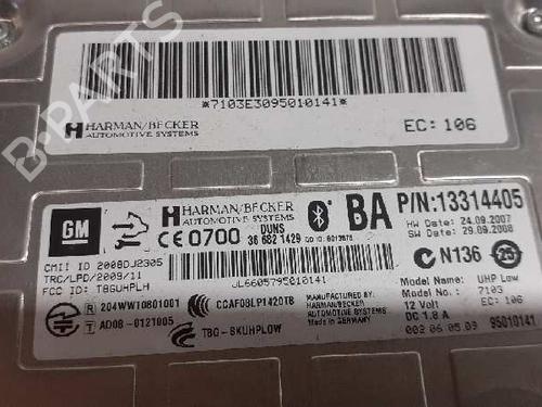 Electronic module OPEL INSIGNIA A (G09)  | BP13577038M83 