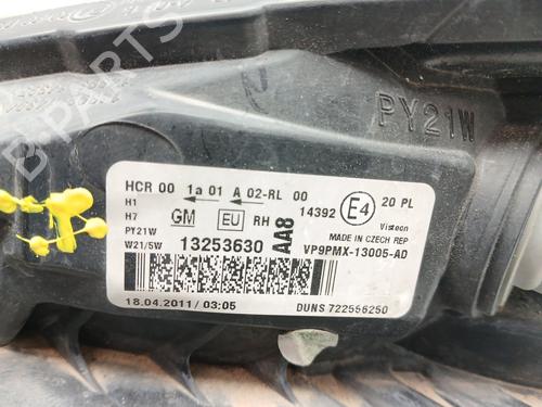 Right headlight OPEL MERIVA B MPV (S10) 1.4 (75) | BP23979292C29  - Image 6