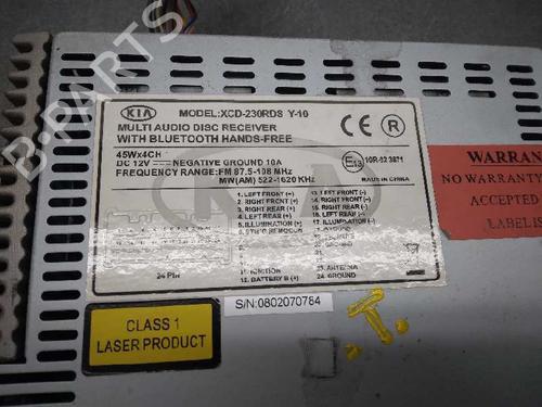 Radio KIA SPORTAGE II (JE_, KM_)  | BP12140396E6