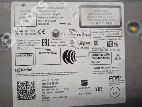 Radio SEAT ARONA (KJ7, KJP)  | BP11035699E6 