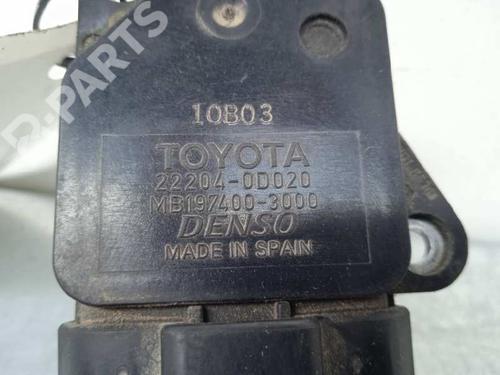 Mass air flow sensor TOYOTA AVENSIS (_T22_)  | BP7513656M95 